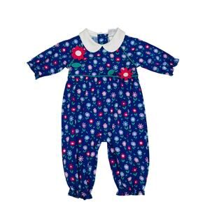 NWT Florence Eiseman 24M Floral Knit Longall with Flowers